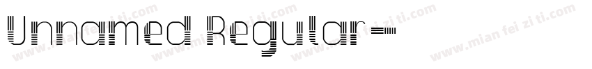 Unnamed Regular字体转换